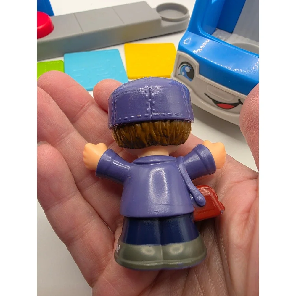 Fisher Price Little People Sending Love Mail Truck Mailbox Carrier 4 Letters Toy